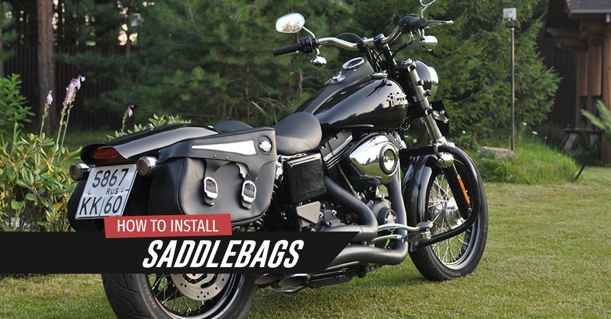 How To Install Saddlebags On A Motorcycle Throw Overs And More