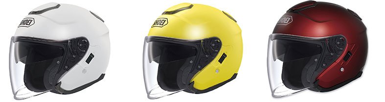 different colors of shoei J-cruise helmet