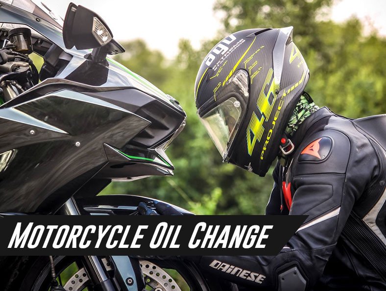 motorcycle oil and how to change it