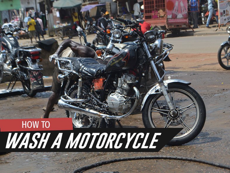 How To Wash a Motorcycle