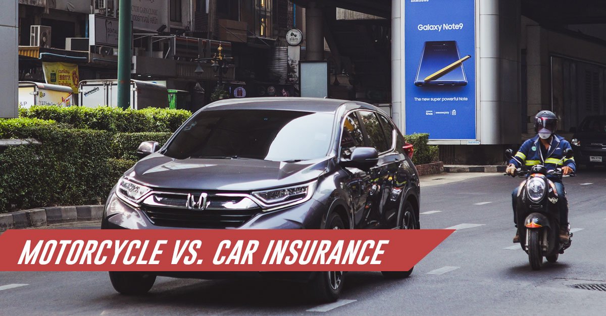 Motorcycle Insurance Vs Car Insurance - Is It Cheaper?