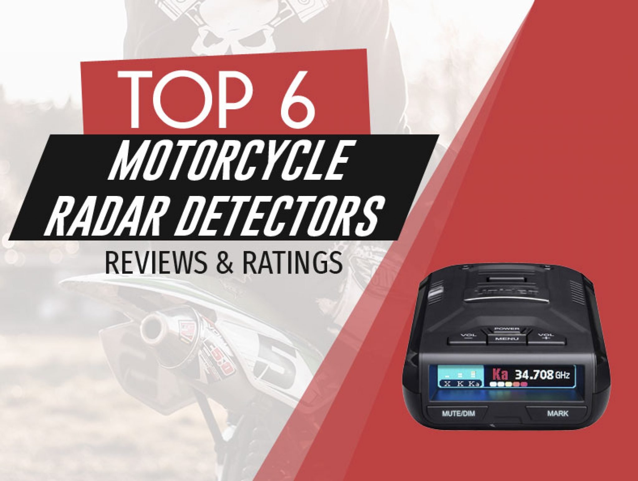 Best Motorcycle Radar Detector for 2021 | Road Racerz